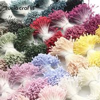 Lucia Crafts 144/420/600/1000pcs /Lot Flowers Stamen 2mm DIY Artificial Flowers Wreath For Wedding Party Home Decor D0401