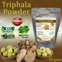 TRIPHALA POWDER  Tribala Powder  Trphala  Tri-phala  Triphaladi Churna Three myrobalans  Three Fruits PREMIUM GRADE 200 grams