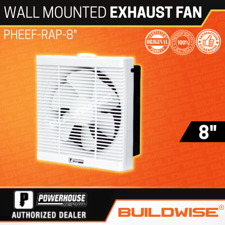 Powerhouse Wall Mounted Exhaust Fan PHEEFRAP8"「BUILDWISE®」 *NEW