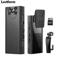 Losfom Z01 กล้องหน้าอก กล้อง กล้องวิดีโอ Body Mini Action Camera HD 1080P 128GB 2200MAH ตรวจจับเคลื่อนไหวมองเห็นกลางคืนใส่ได้ในกระเป๋ากางเกงวิดีโอเครื่องบันทึกเสียง DVR Video Recorder Bodycam Motorclcle Dash Cam For Vlogging