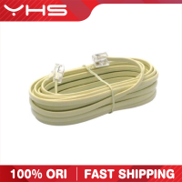 สายเคเบิล RJ11ความยาว25ฟุตสำหรับส่วนต่อขยายสายเคเบิลโทรศัพท์ Home Telecom Wire ขยาย RJ-11 (7ม.)