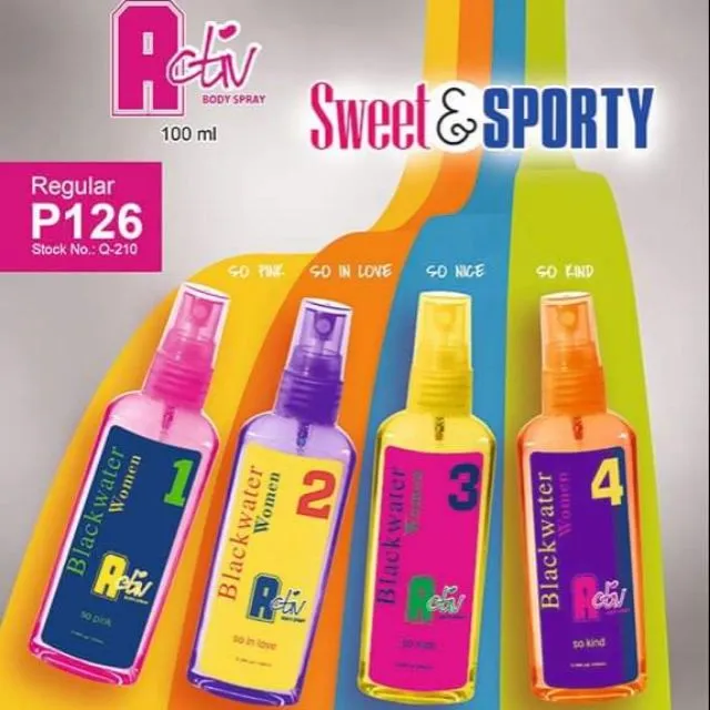 Blackwater activ body spray Lazada PH
