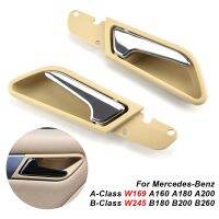 ที่จับประตูภายในรถสีดำสีเทาสีเบจซ้ายขวาสำหรับ Mercedes-Benz คลาส B W169 W245 2008-2012 A1697600961