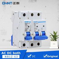 Chint เบรกเกอร์ Ac Dc 6ka Nb1z-63 2P 1a 10a 16a 20a 32a 63a 40a Dc 220V Ac 230V 400V แสงอาทิตย์ Dc Mcb