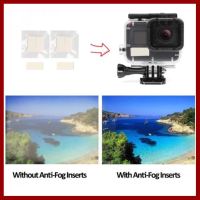 ถูกที่สุด!!! Anti Fog 12 ชิ้น แผ่นกันฝ้าสำหรับ Gopro Yi SJ4000 Action Camera ทุกรุ่น ##กล้องถ่ายรูป ถ่ายภาพ ฟิล์ม อุปกรณ์กล้อง สายชาร์จ แท่นชาร์จ Camera Adapter Battery อะไหล่กล้อง เคส