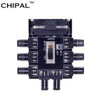 Chipal ตัวแยกสัญญาณหลายทาง1ถึง8 4pin 3pin พัดลมทำความเย็น12V ฮับทำความเย็นสำหรับคอมพิวเตอร์พีซีเครื่องควบคุมความเร็วต่ำสูง