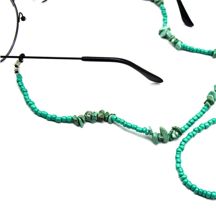 women-green-stone-jewelry-face-chain-sunglasses-turquoise-eyeglass-chain