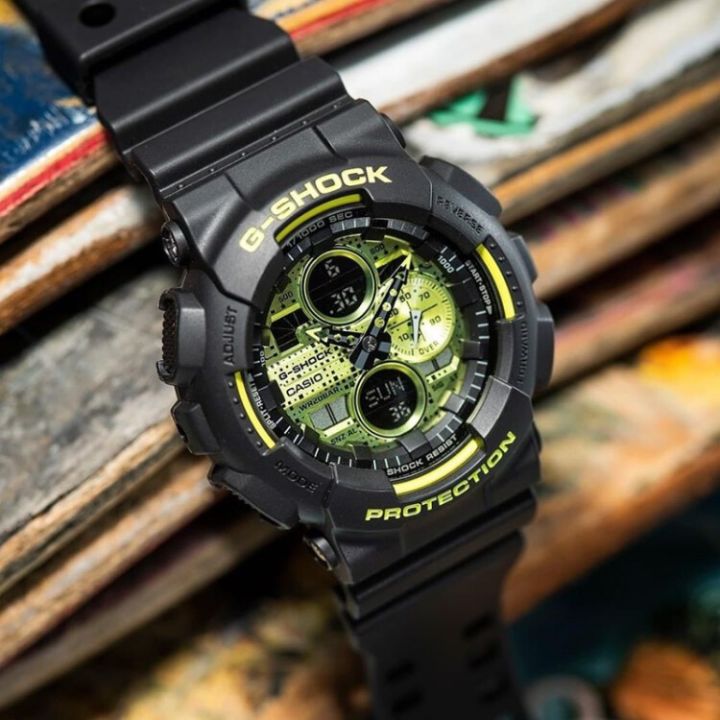 สินค้าขายดี-คาสิโอ-นาฬิกาข้อมือผู้ชาย-g-shock-รุ่น-ga-140dc-1aprrw-นาฬิกากีฬา-นาฬิกา-นาฬิกาข้อมือ-รับประกัน1ปี