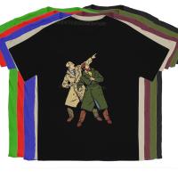 Sarcophagi Of The Sixth Continent T-Shirts For Men Blake And Mortimer Belgian Comics Cotton Tee Shirt Summer Tops Men T Shirts
