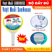 VỢT MUỖI SUNHOUSE SHE-E200- 3 LỚP LƯỚI GIÚP KHẢ NĂNG BẮT MUỖI VÔ CÙNG HIỆU