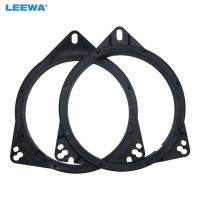 LEEWA 2pcs 6.5 Car Speaker Spacer Horn Pad Mounts Bracket For Toyota Universal Nissan Great Wall Lexus Chery Zotye Solid Mat