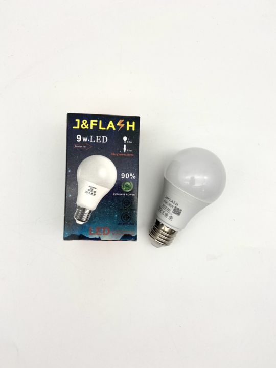 j-amp-flash-หลอดไฟ-led-9w-12w-15w-18w-แสงขาว-แสงวอร์ม-กำลังไฟ-ac220-240v-50-60hz-สินค้าจัดส่งจากไทย