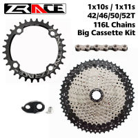 ZRACE Chainrings 32T 34T 36T 38T Freewheel 42T 46T 50T 52T โซ่ SUMC,1X10ความเร็ว1X11 Speed Big Cassette Kit