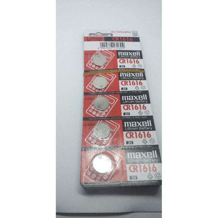 BATERAI MAXELL CR1616 BATERAI REMOTE MOBIL ERTIGA , YARIS , JAZZ DLL