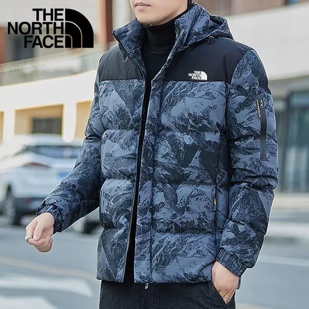 north face camo down jacket