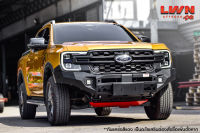 กันชนหน้าออฟโรด Ford Ranger Next Gen กันชนเหล็กดำ OFF ROAD BUMPER รุ่น FB-014 Bullbar แบรนด์ LWN4x4