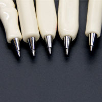 6 pcslot Novelty Bone Shape Ballpoint Pen 0.7mm Ink Refill Writing Ball Pens School Office Stationery Gifts Supplies