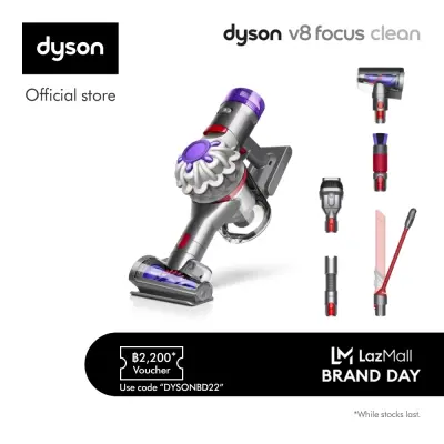 [Code: DYSONBD22] Dyson Digital Slim™ Fluffy Origin Cordless Vacuum Cleaner (Purple /Purple) เครื่องดูดฝุ่นไร้สาย ไดสันDyson V8™ Focus Clean (Silver/Silver) Cord-Free Vacuum Cleaner เครื่องดูดฝุ่นไร้สาย ไดสัน