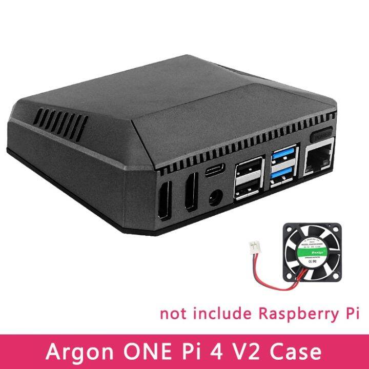 เคส Argon One V2สำหรับ Raspberry Pi 4 Model B เปลือกโลหะอลูมิเนียมพร้อม ...