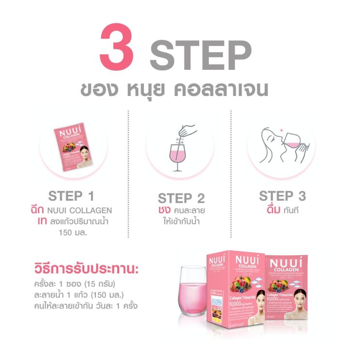 nuui-collagen-หนุย-คอลลาเจน-1-10-3-กล่อง-รวม-30-ซอง-collagen-tripeptide-10-000mg