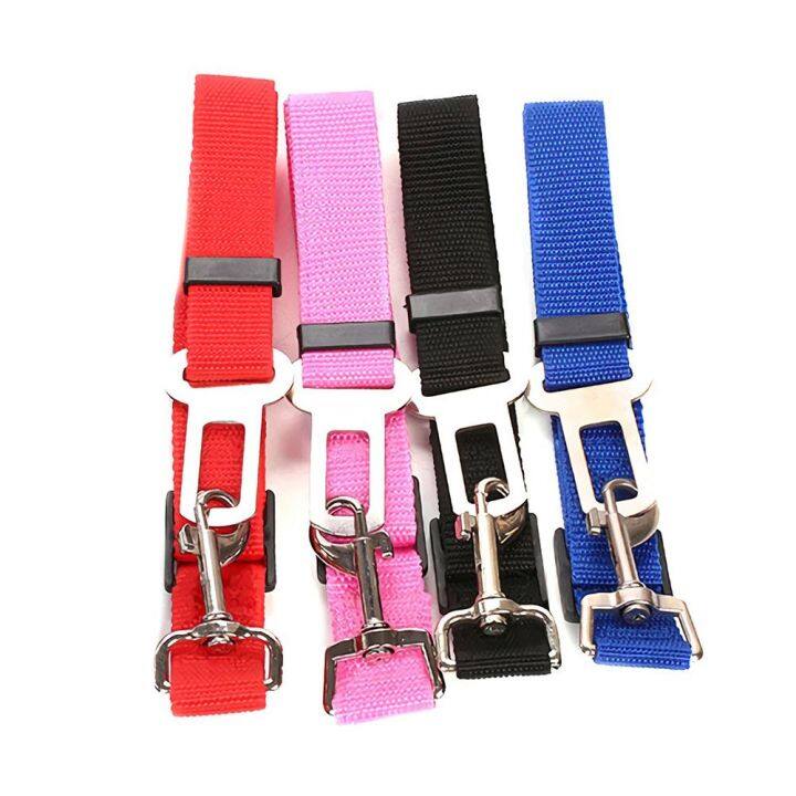 smilewil-สุนัข-เข็มขัดนิรภัยสำหรับสุนัข-safety-belt-สามารถปรับระยะได้-เชือกนิรภัยสำหรับสัตว์เลี้ยง-เข็มขัดนิรภัยในรถยนต์