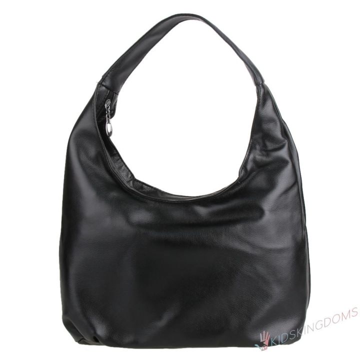 kkd-new-black-pu-leather-economy-women-shoulder-bag-amp-amp-handbag