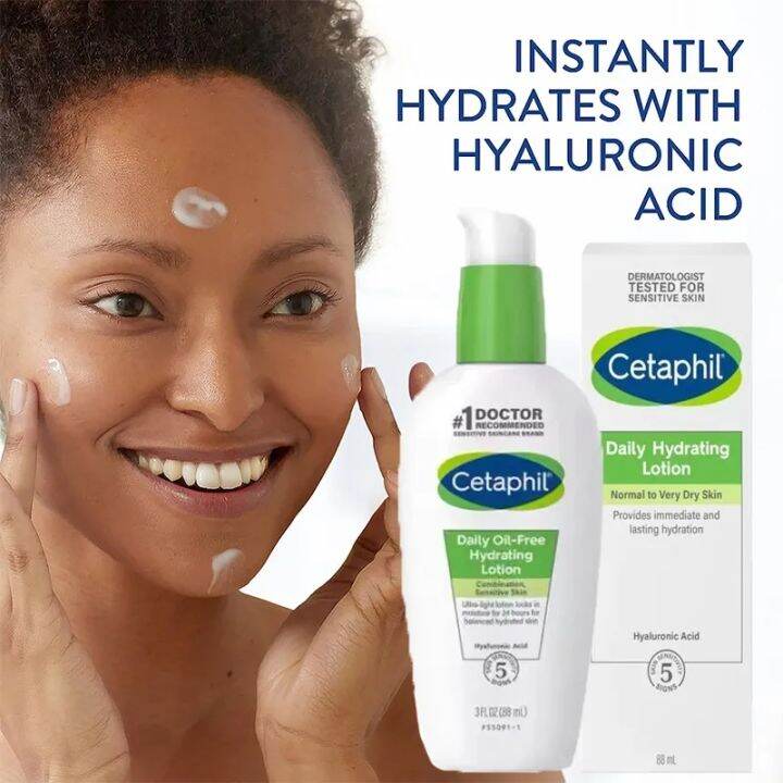 Cetaphil Hydrating Lotion Hyaluronic Acid Whey Refreshing Facial