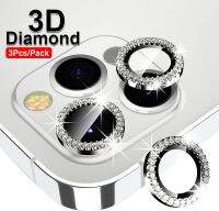 Diamond Camera Case For iPhone 14 11 13 Pro Max 12 Pro 14 Plus Camera Lens Protector Screen Case For iPhone11 Pro Tempered Glass