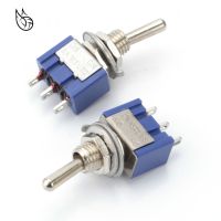 5pcs Mini MTS-102 3-Pin SPDT ON-ON 6A 125VAC Miniature Toggle Switches Electrical Circuitry  Parts