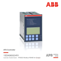 ABB ATS022 Modbus RS485 (ATS) อุปกรณ์ควบคุมการสลับแหล่งจ่ายไฟ, for Emax2