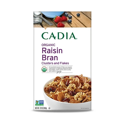 Cadia Organic Raisin Bran Clusters and Flakes Cereals 340g Lazada PH
