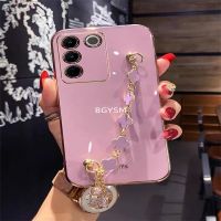 เคสนิ่ม TPU V29เคสโทรศัพท์อัจฉริยะ VIVO 5G X90 Pro คลังสินค้าพร้อมใหม่2023พร้อมเคสโทรศัพท์ป้องกันโซ่น่ารักน่ารักสำหรับฝาหลัง VIVOV295G