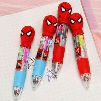 【living stationery】1ชิ้น Gel0.5mm Kawaii 4สี Ballpointsderman Iron ManAmerica CuteSuppliesStationery Store