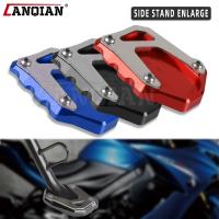 ขาตั้งด้านข้างสำหรับ SUZUKI GSXS 1000 GSX-S 1000 GSX-S1000 Katana 2019 2020 2021ขาตั้งแผ่นรองแบบขยายใหญ่พรมเช็ดเท้า