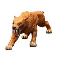 New23 Paleontology Smilodon Saber-Toothed Tiger Coelodonta Antiquitatis Rhino Classic Toy For Boy Ancient Animal Model