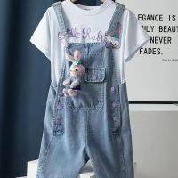 CUI YI SHOP Overalls 2022 New Childrens Internet Fashionable Short-Sleeved for Big Children