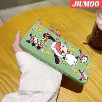 JIUMOO เคสสำหรับ Huawei P30 Pro เคสโทรศัพท์ลายการ์ตูนน่ารัก Pochacco Square,เคสขอบซิลิโคนของเหลวแบบนิ่มดั้งเดิมเคสป้องกันกล้องคลุมทั้งหมดเลนส์เคสฝาครอบเคสนิ่ม