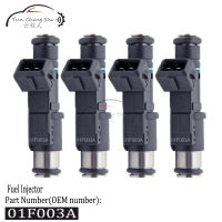 4ชิ้นเซ็ต OEM 1984E2 01F003A หัวฉีดน้ำมันเชื้อเพลิงสำหรับ Peugeot 206 307 406 Citroen C4C 5 C8 evasion jumpy Xsara 2.0