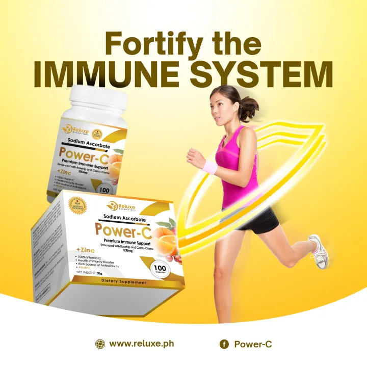 Non Acidic Vitamin C With Zinc 500MG (100 CAPSULES) Sodium Ascorbate