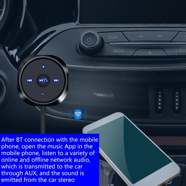 สินค้าใหม่-ตัวรับสัญญาณเพลงที่เข้ากันได้บลูทูธสำหรับรถยนต์ตัวรับสัญญาณ-wifi-เครื่องชาร์จ-usb-เวลาแฝงต่ำ