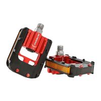 hyfvbujh∋✙  Folding Pedals Pedal MTB Road Anti-Skid Reflective Sealed Cr-Mo 9/16