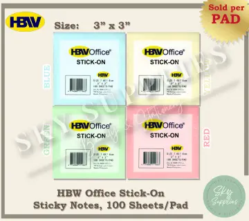 Shop Hbw Sticky Notes with great discounts and prices online - Mar