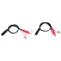 3.5mm Y Adapter Audio Cable Stereo Female Jack to 2 RCA Male Adapter White Red Audio Line KOQZM