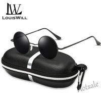 【hot sale】◆ D03 LouisWill Men UV400 Polarized Sunglasses Retro Round Frame