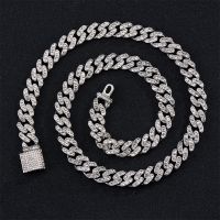 [COD] European and Cuban Necklace Fashion New Hip Hop Rap Trend Punk Jewelry Wholesale Cross-border Supply