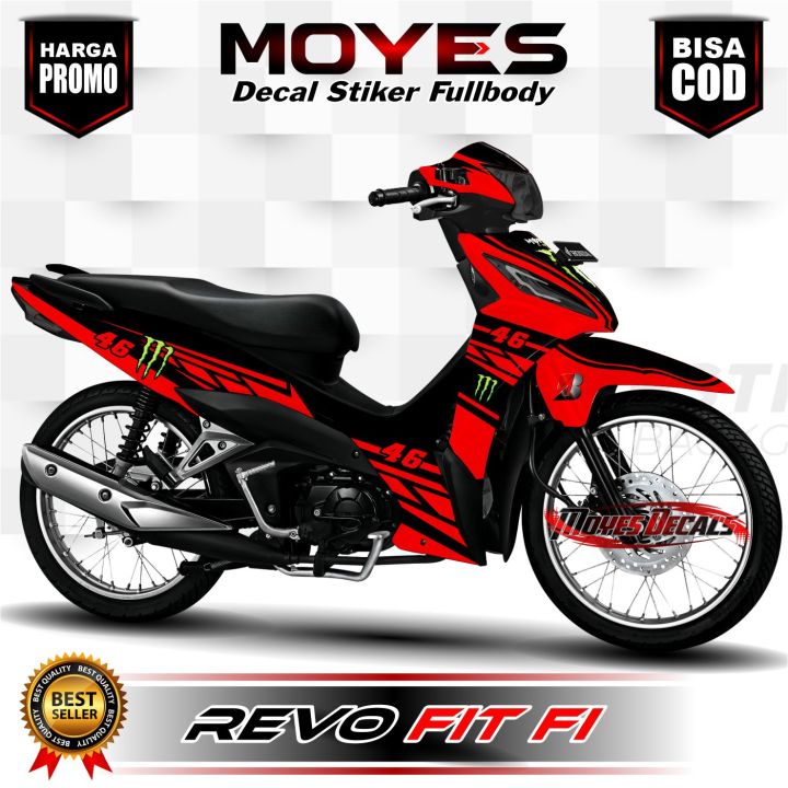 Decal Sticker Revo Fit Fi Fullbody Sticker Revo Fit Fi Motif Monster Vr Mys Lazada