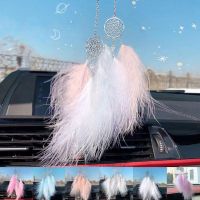 Dream Catcher Car Hanging Ornaments Feather Car Mirror Pendant Car Accessories For Girls Home Auto Interior Decor Car Penda H9F2