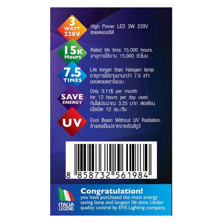 supersales-x1-ชิ้น-หลอด-ระดับพรีเมี่ยม-led-mr16-3-วัตต์-gu5-3-สี-rgb-ส่งไว-อย่ารอช้า-ร้าน-thanakritstore-จำหน่าย-ไฟเส้น-led-ราคาถูก