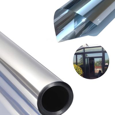 200x60cm Mirror Window Film Privacy Screen Window Film Glass Self Adhesive Film Anti UV Reflective Tinted Window Film For Home