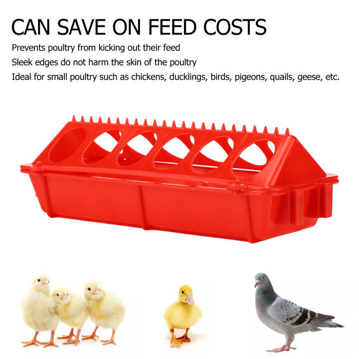 Flip Top Poultry Feeding Tray Flip Top Pigeon Feeder Multipurpose for